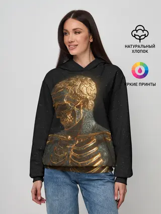 Женское худи / Скелет В Золоте