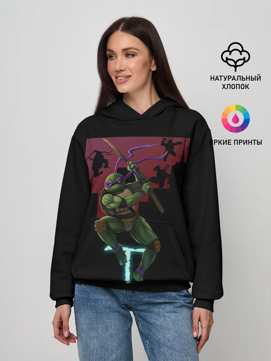 Женское худи / Черепашки-ниндзя