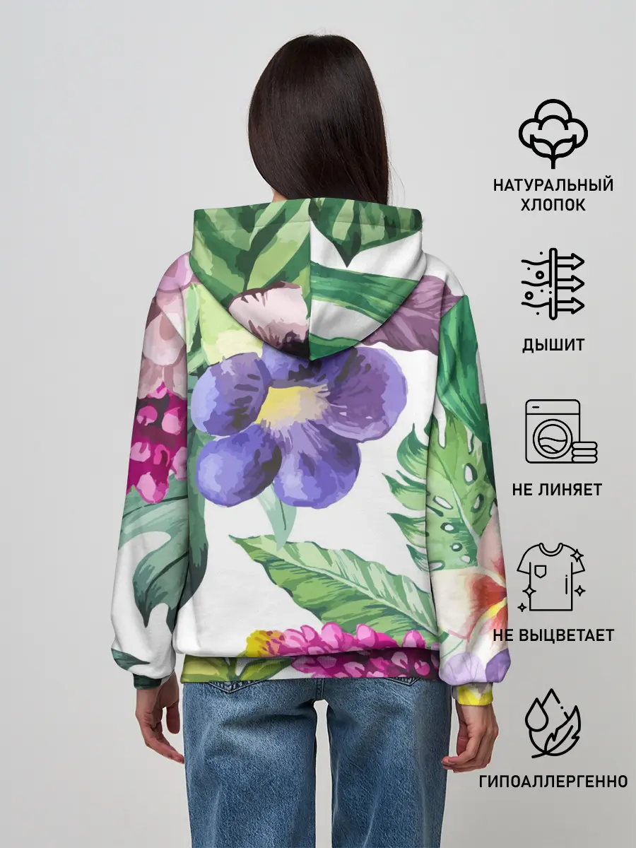 Женское худи / Цветы