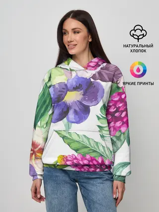 Женское худи / Цветы