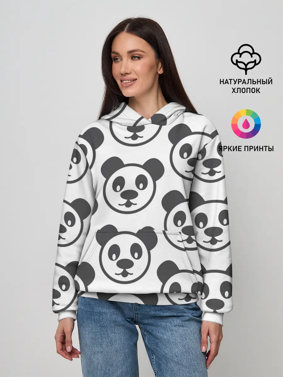 Женское худи / panda