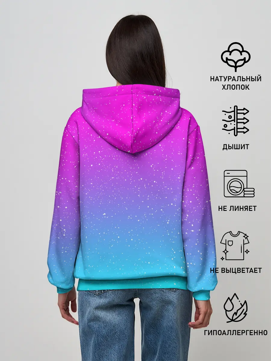 Женское худи / NEON SPACE