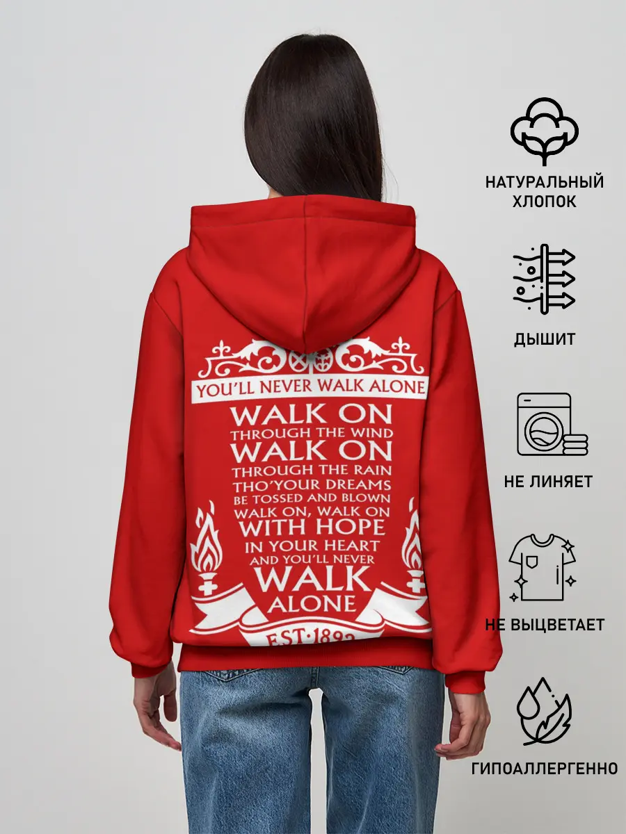 Женское худи / Ливерпуль