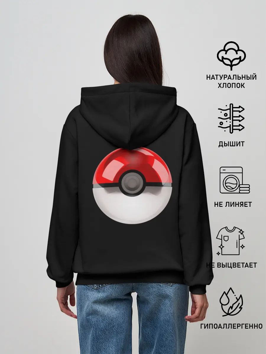 Женское худи / Покемон Пикачу