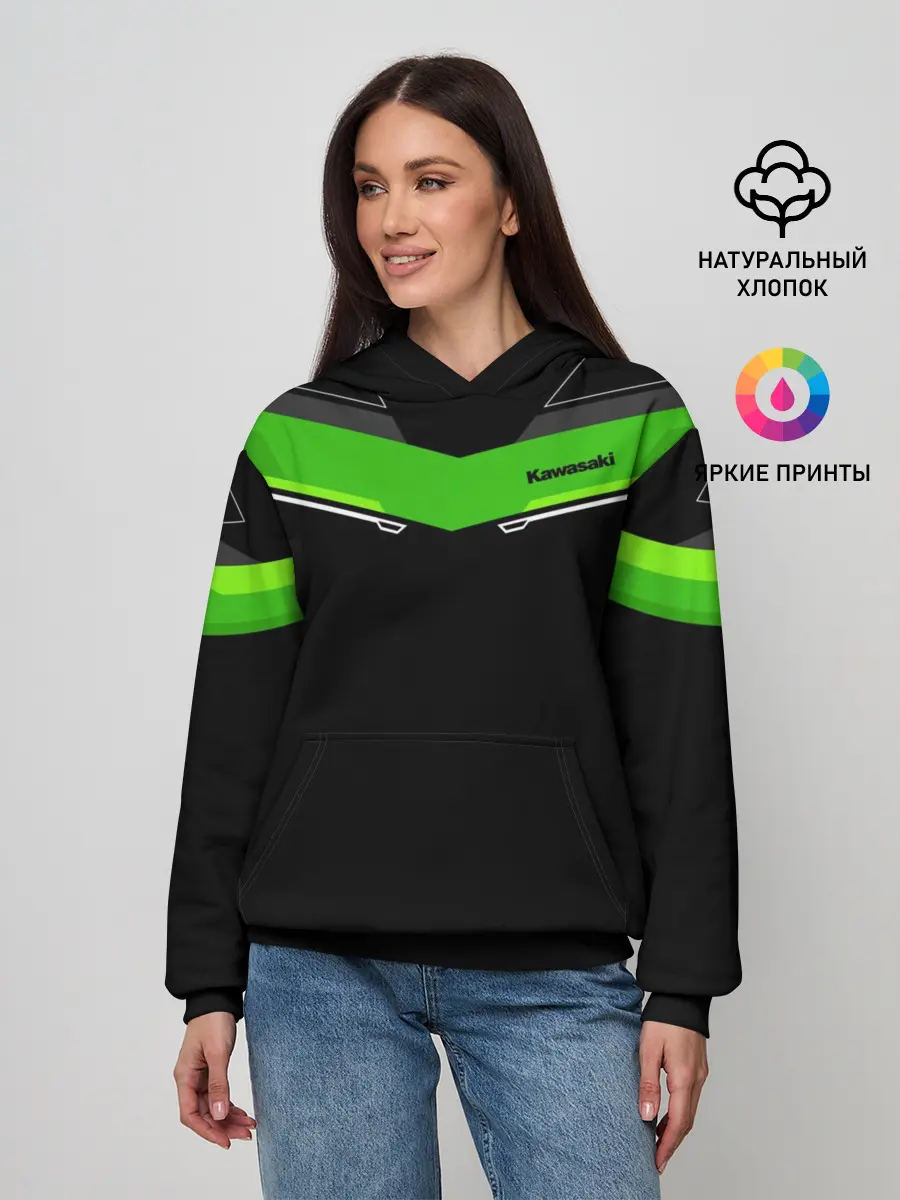 Женское худи / Kawasaki club
