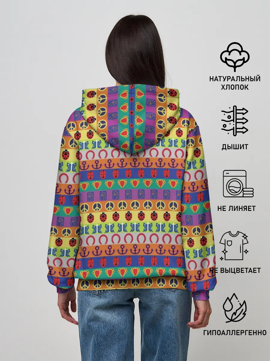 Женское худи / JoJos Bizarre Adventure Logo