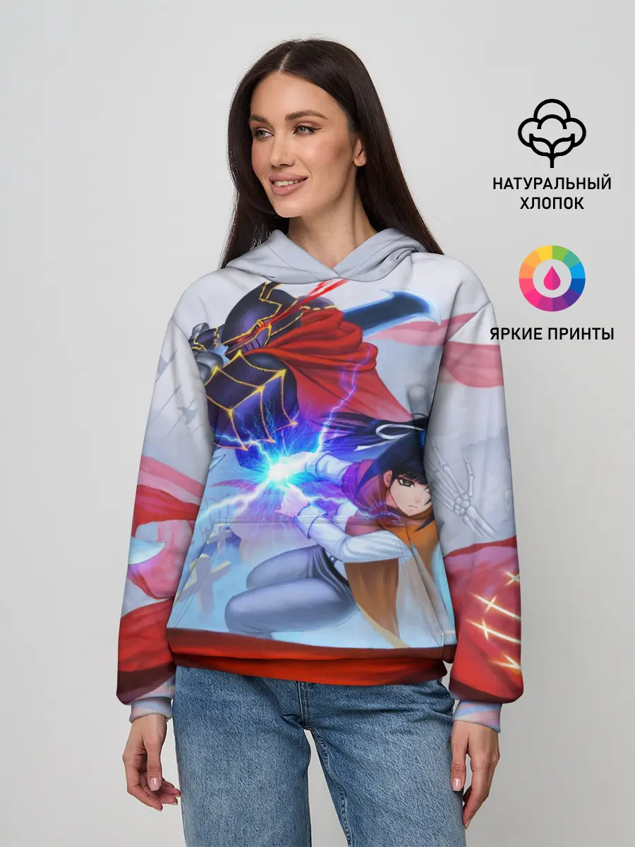 Женское худи / Narberal и Ainz Ooal Gown