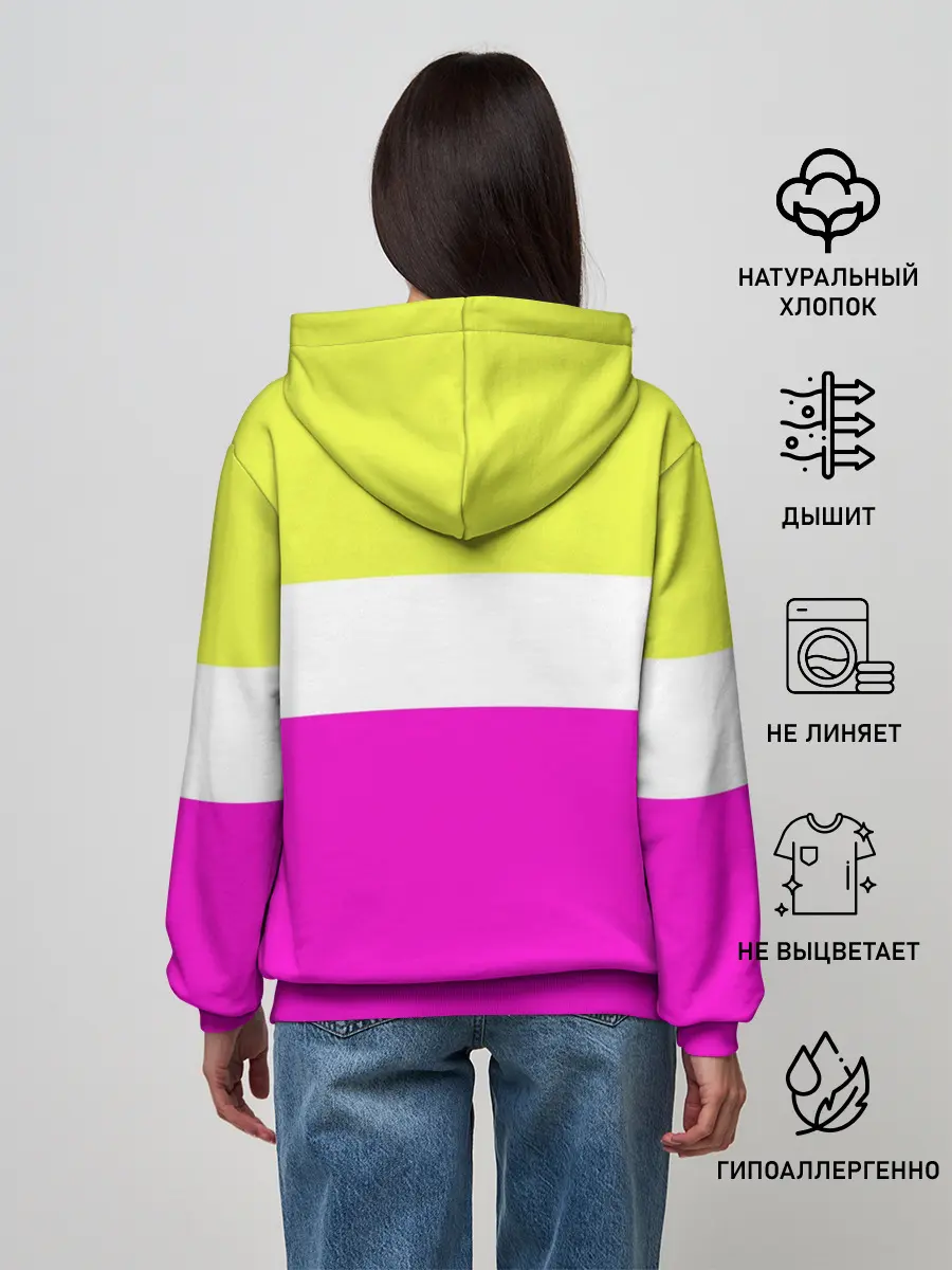 Женское худи / Serious розовый