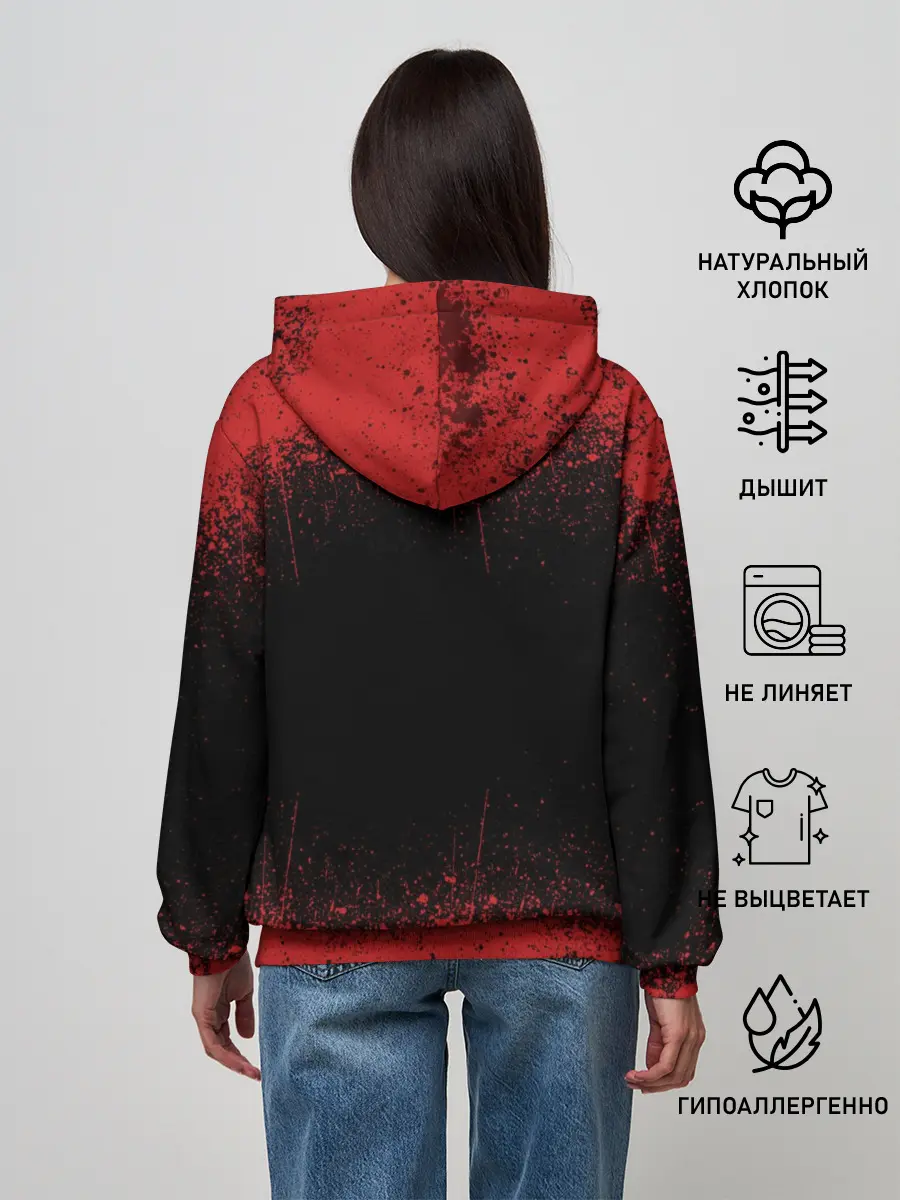 Женское худи / Кровавая Дота 2