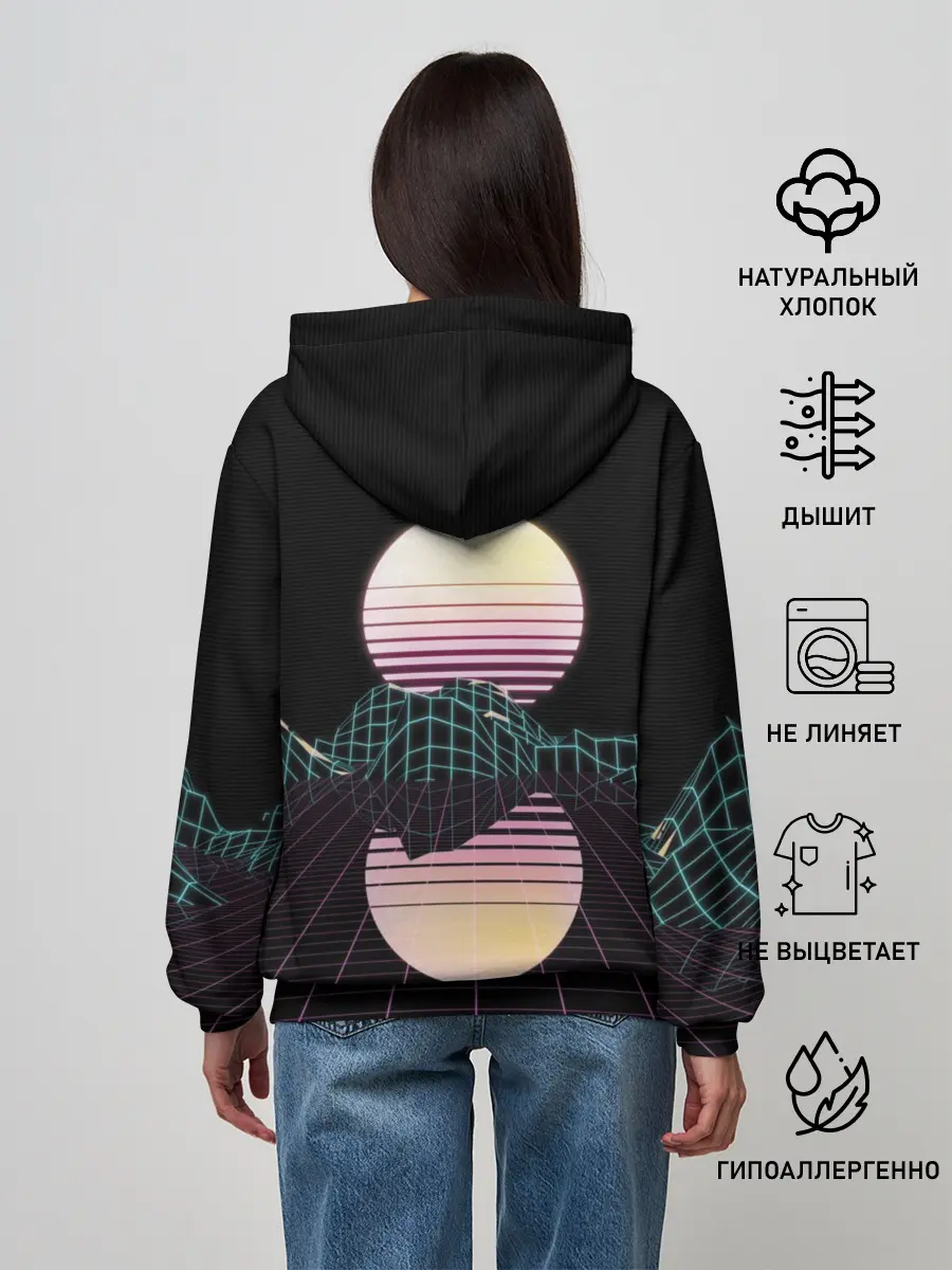 Женское худи / Retro Wave