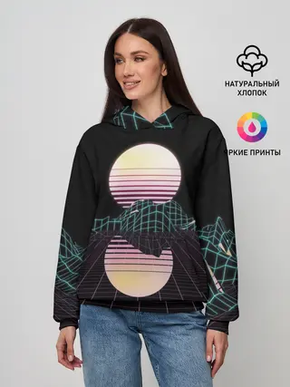Женское худи / Retro Wave