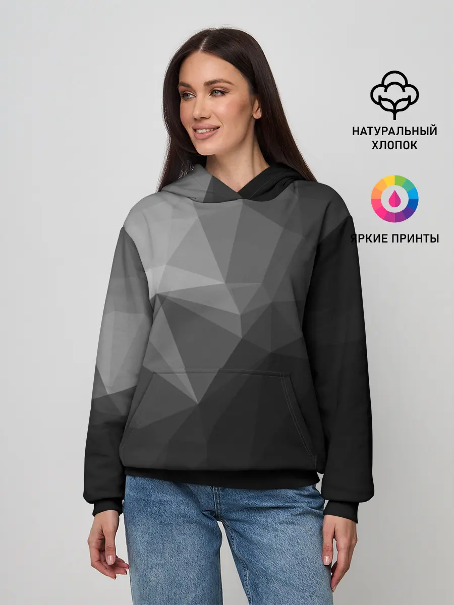Женское худи / Poly Abstract