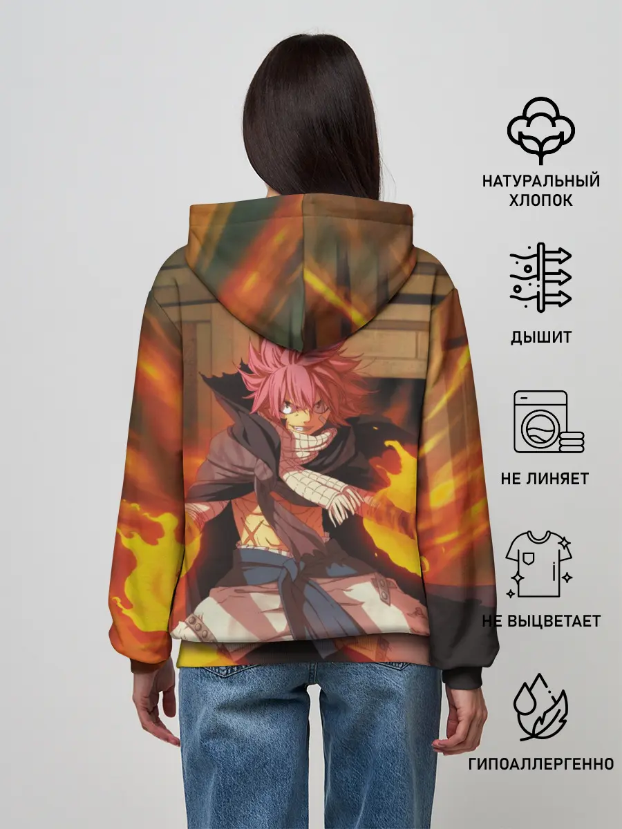 Женское худи / Нацу огненный боец