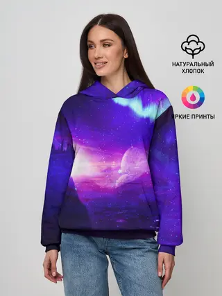Женское худи / Космическое сияние