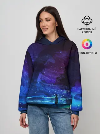 Женское худи / Парень и космос