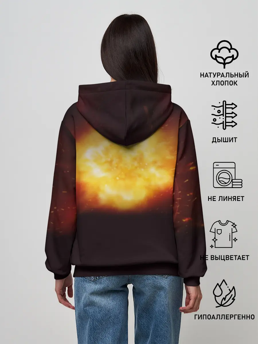 Женское худи / Демон-Всадник