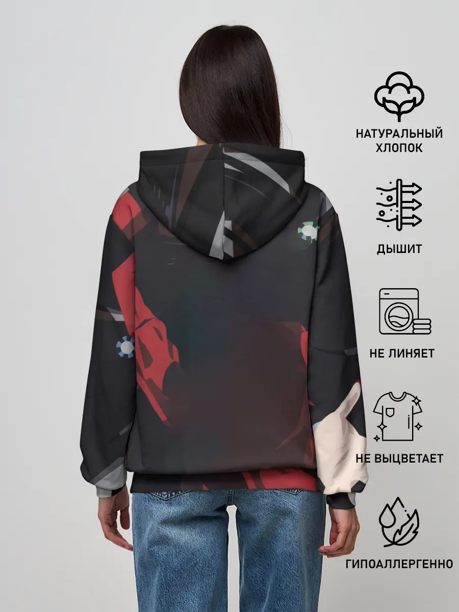 Женское худи / Kakegurui падает