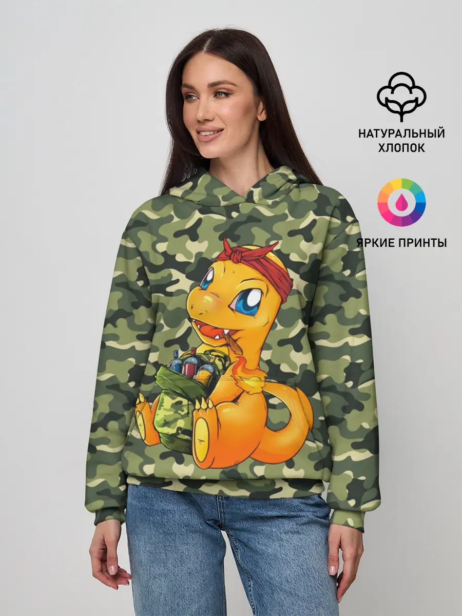 Женское худи / Покемон Чармандер