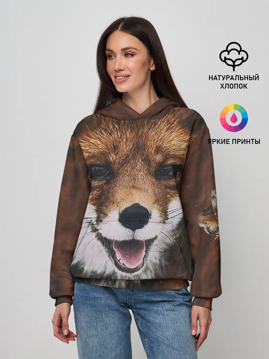 Женское худи / Лисичка