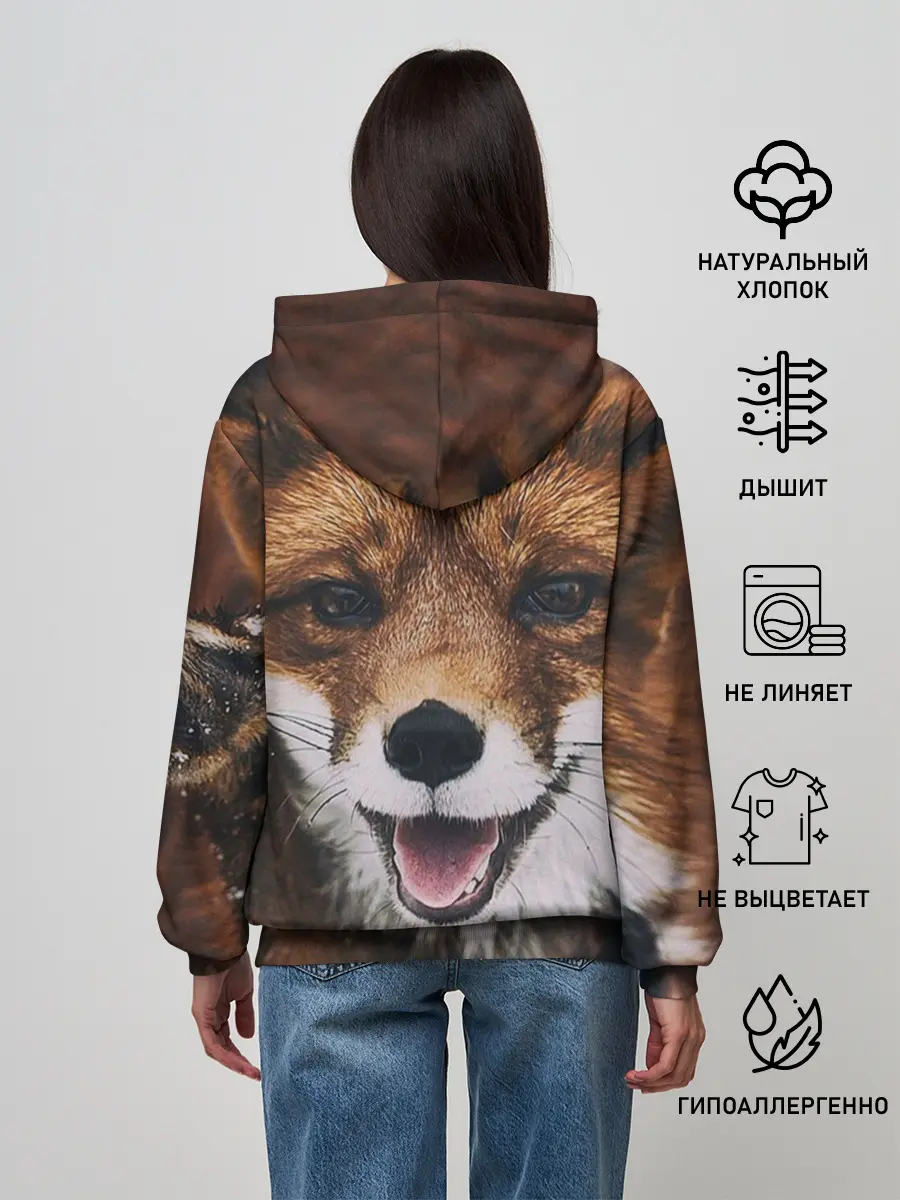 Женское худи / Лисичка