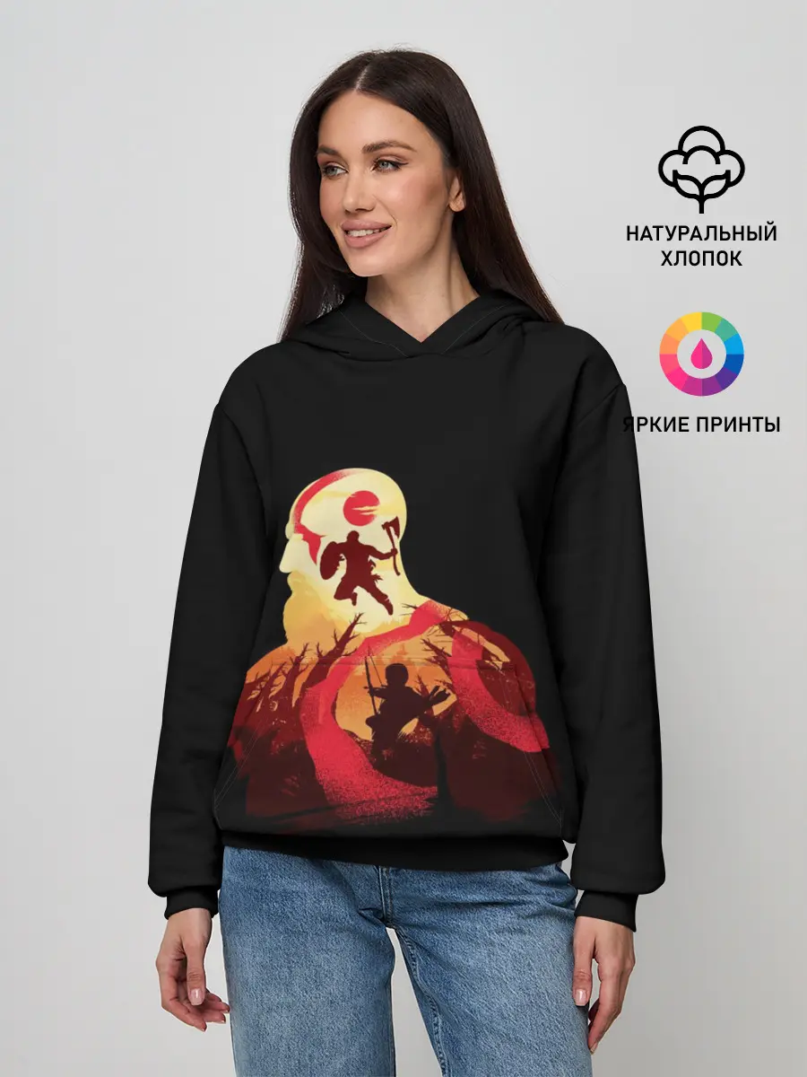 Женское худи / God of War