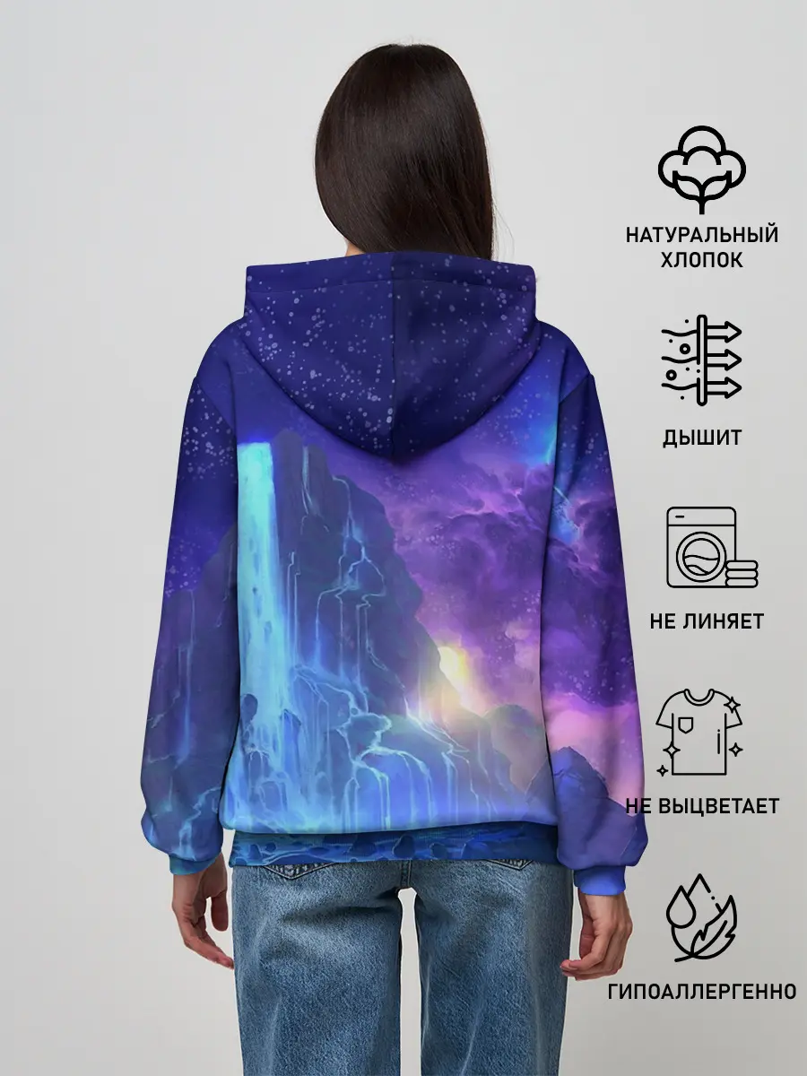 Женское худи / Водопад Фейри Тейл