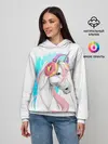 Женское худи / Music Unicorn Art