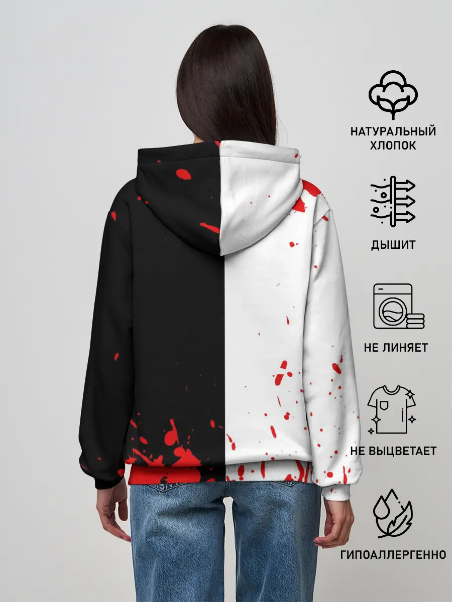 Женское худи / MONOKUMA Blood
