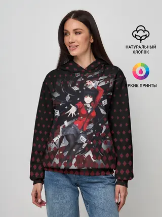 Женское худи / Юмэко Джабами с картами