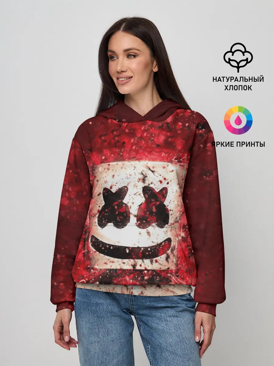 Женское худи / Marshmello