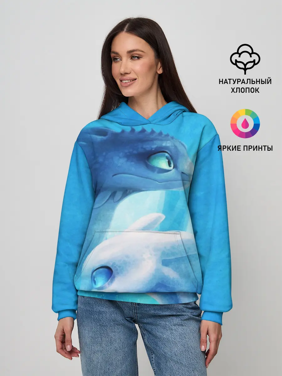 Женское худи / как приручить дракона