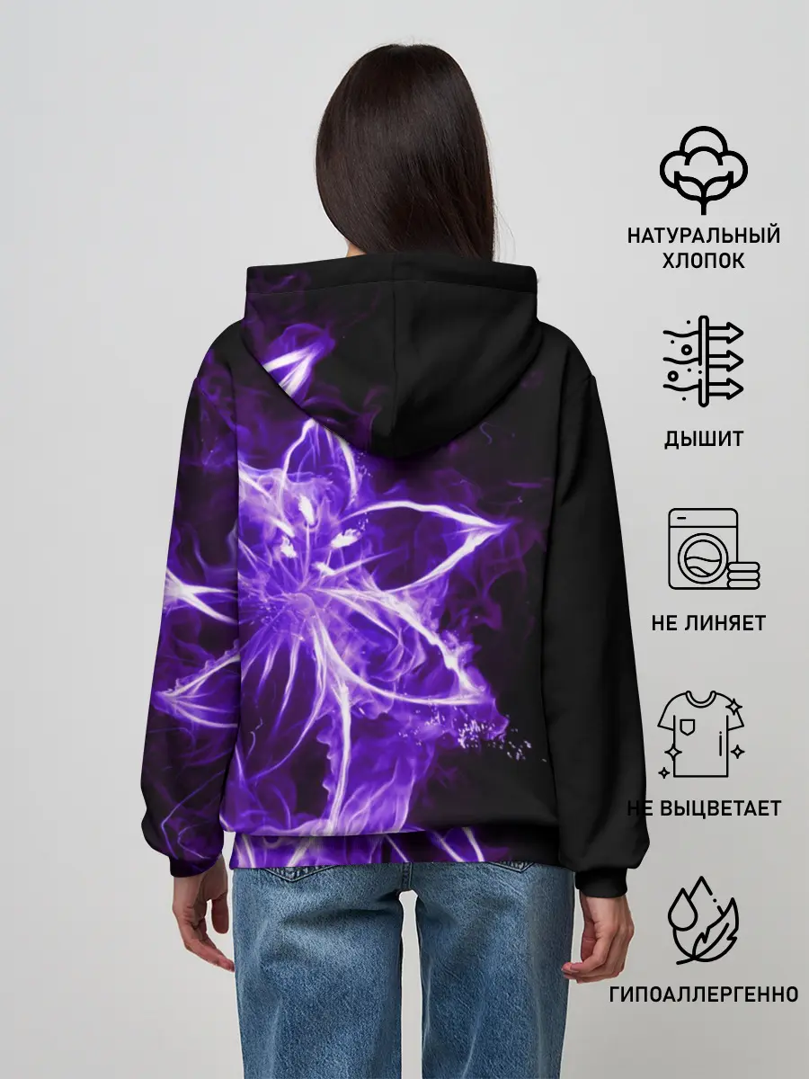 Женское худи / Цветок Тьмы