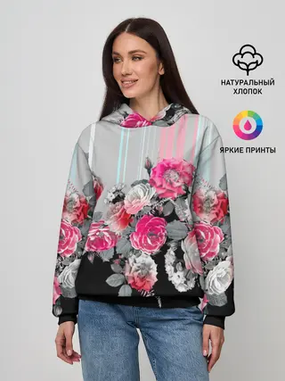 Женское худи / Розы