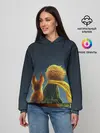 Женское худи / Маленький принц с лисой