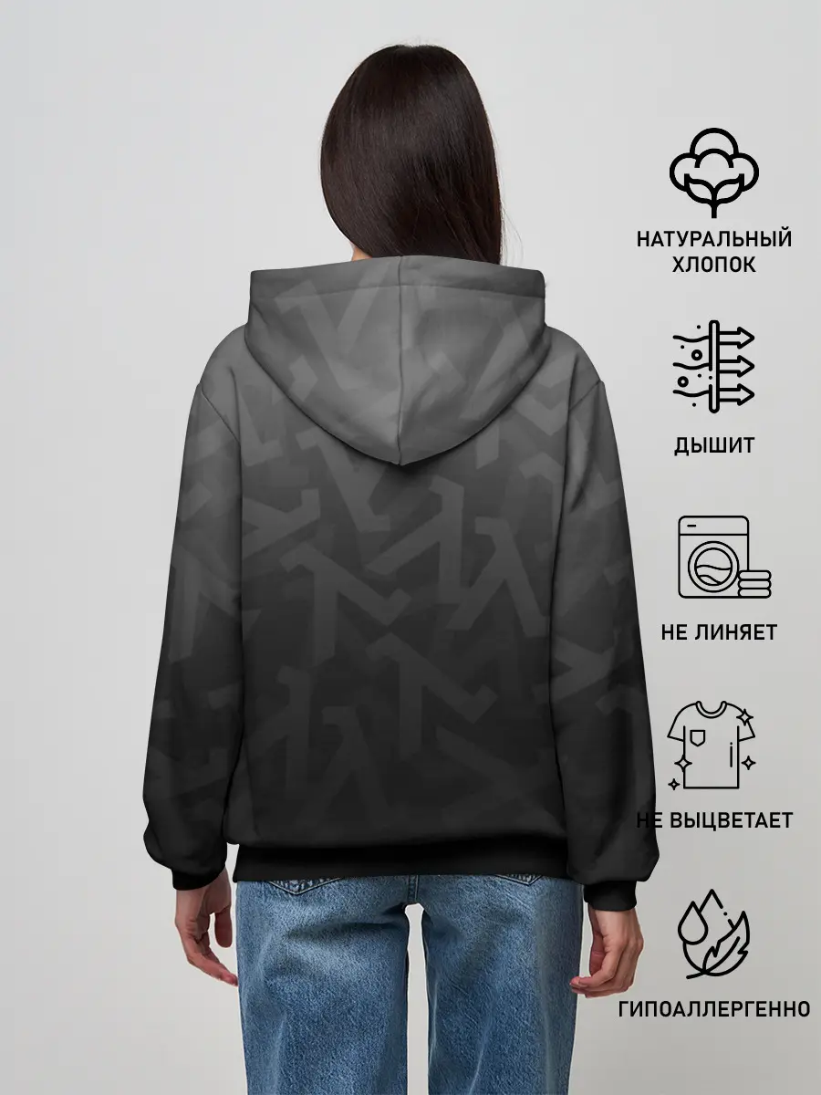 Женское худи / HALF-LIFE | ХАЛФ-ЛАЙФ