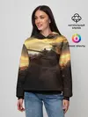 Женское худи / танк на закате