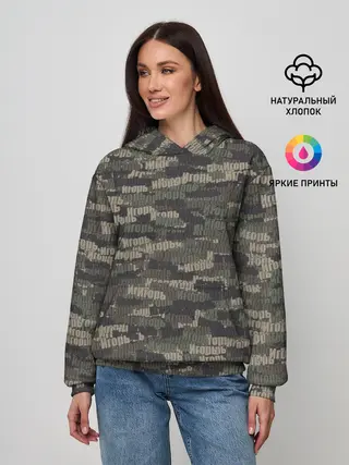 Женское худи / Именной камуфляж. Игорь