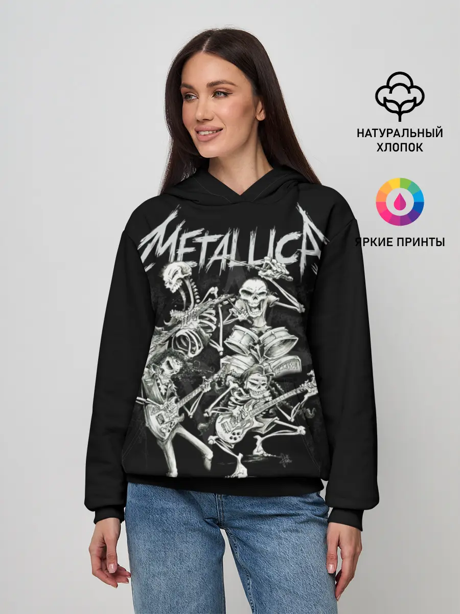 Женское худи / Metallica