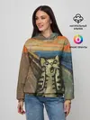 Женское худи / Крик котика