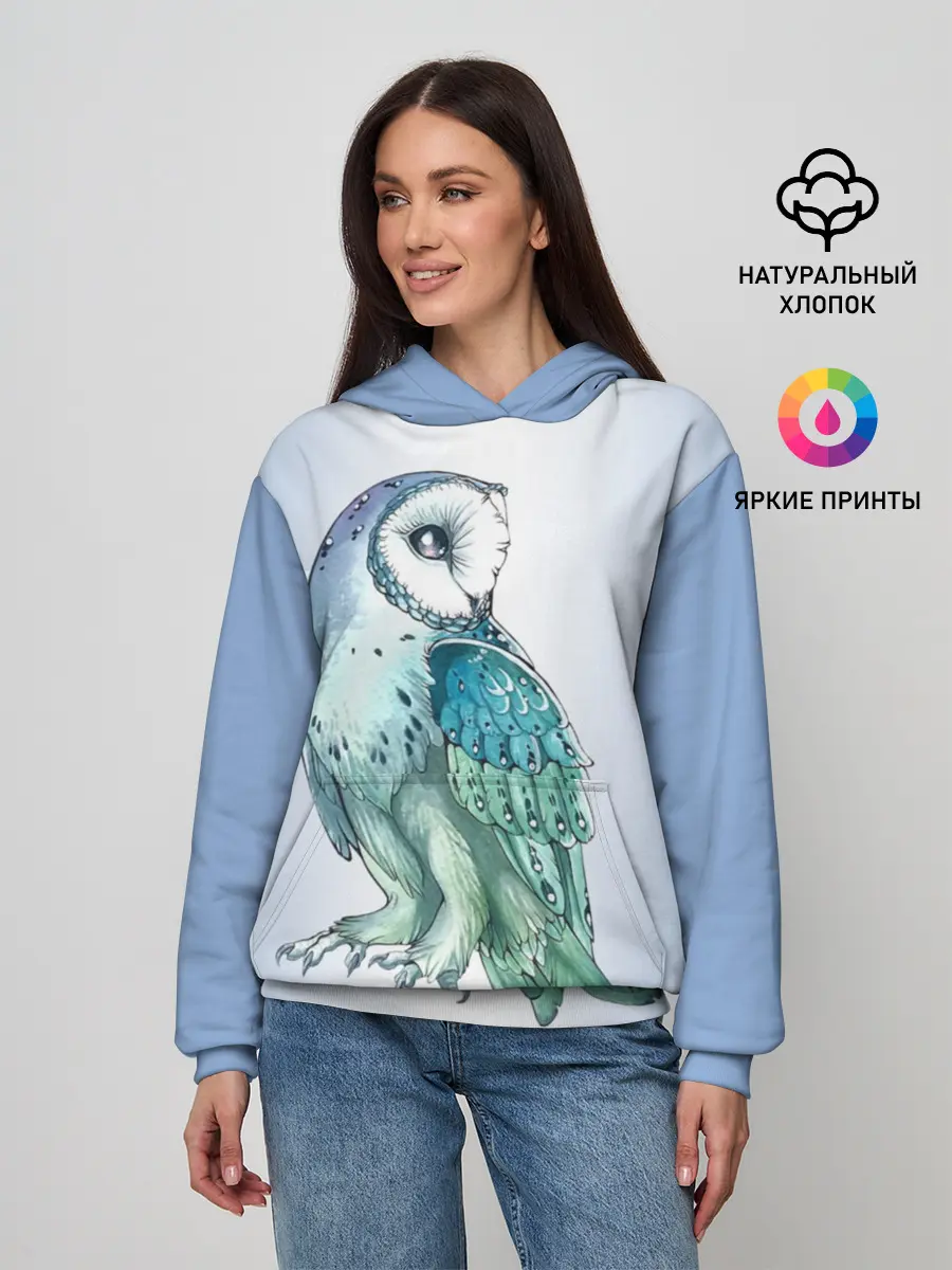 Женское худи / сова