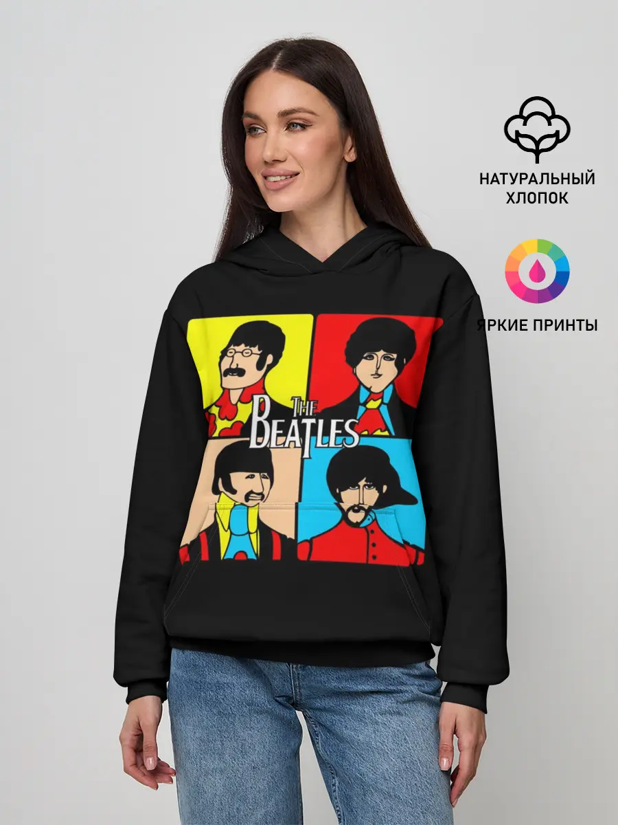 Женское худи / The Beatles