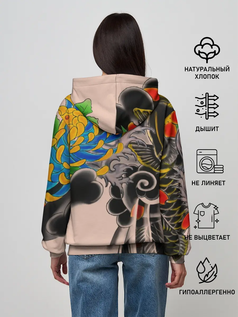 Женское худи / Dsquared tattoo