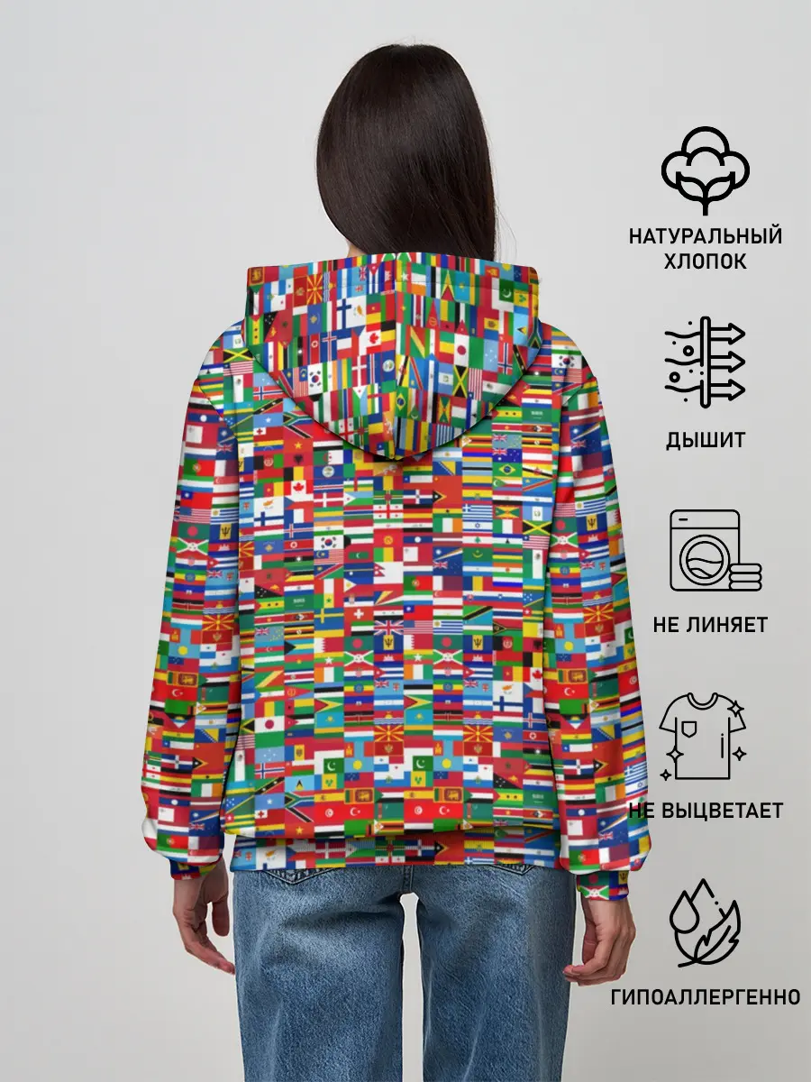 Женское худи / ФЛАГИ