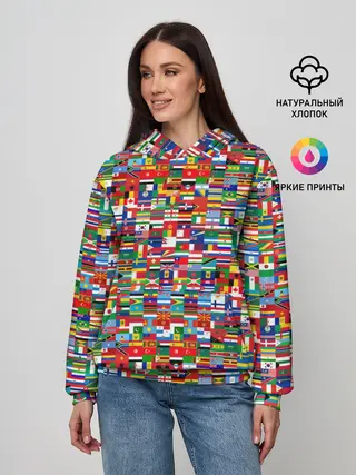 Женское худи / ФЛАГИ