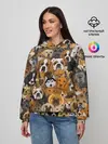 Женское худи / Собаки