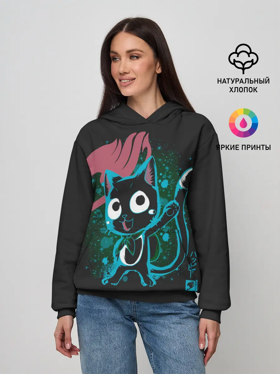 Женское худи / Эмблема Хвоста Феи и Хэппи