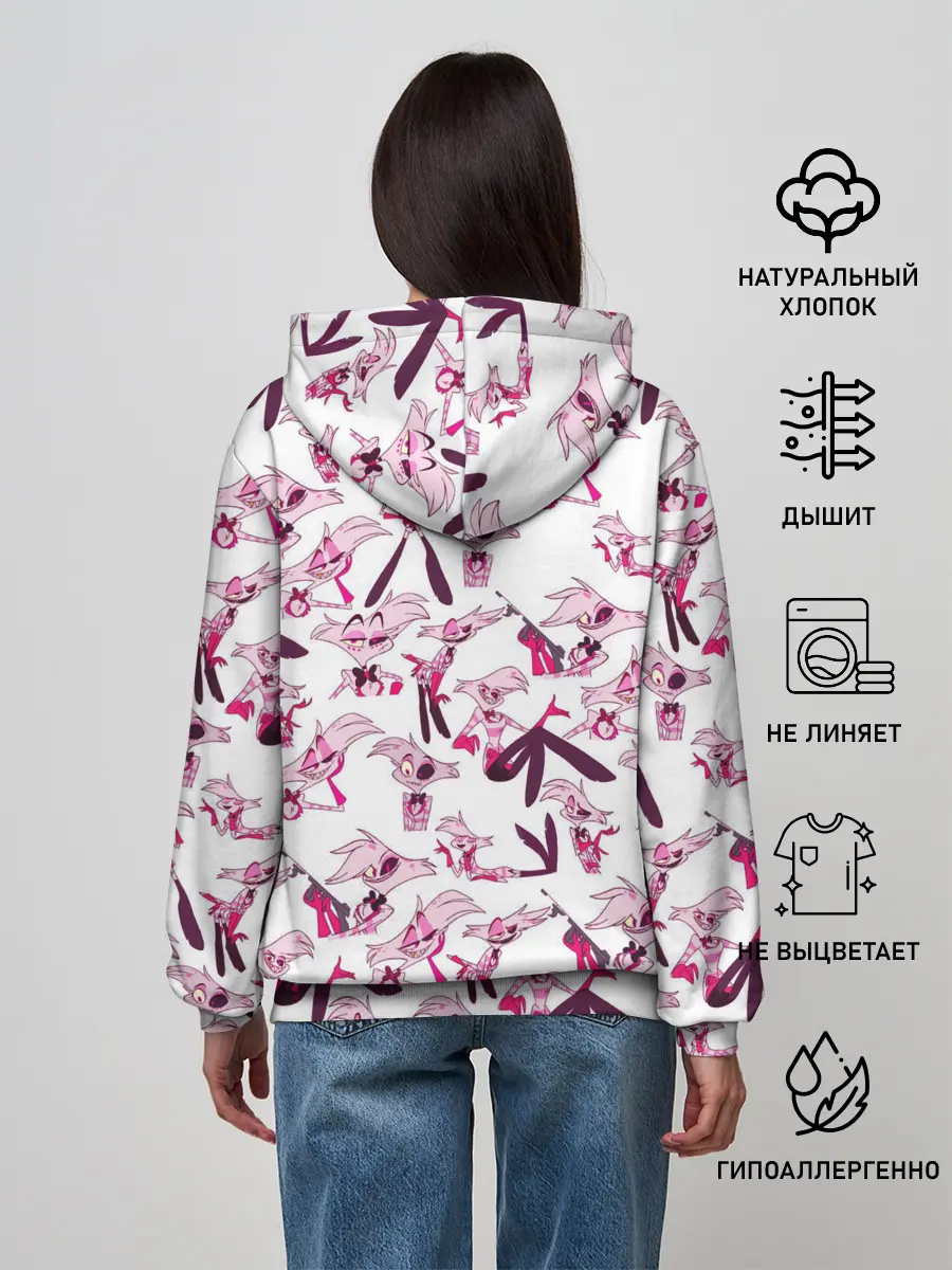 Женское худи / Hazbin Hotel: Angel Dust