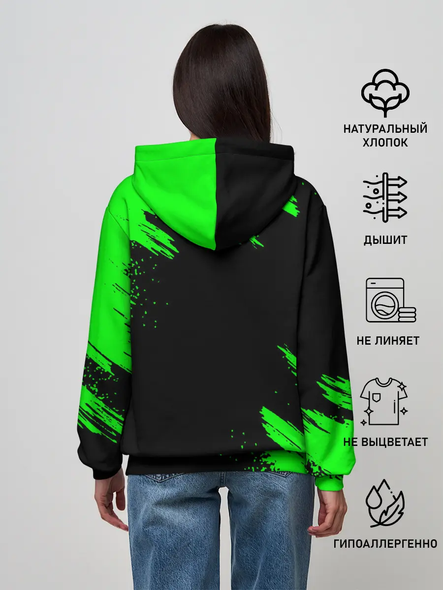 Женское худи / MINECRAFT CREEPER