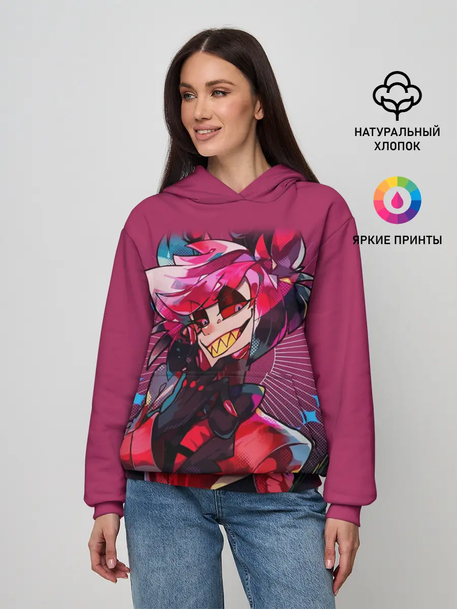 Женское худи / Отель Хазбин