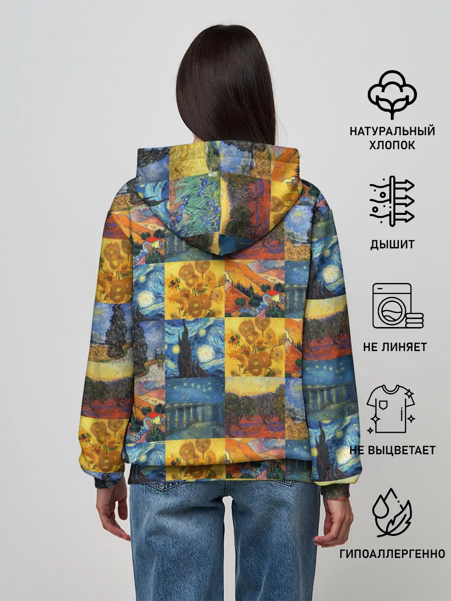 Женское худи / Картины Ван Гога